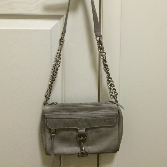 Rebecca Minkoff Mini Mac Silver Gray