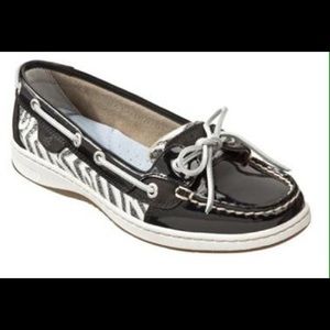 Sperry Top-Sider Zebra Print Boat Shoes