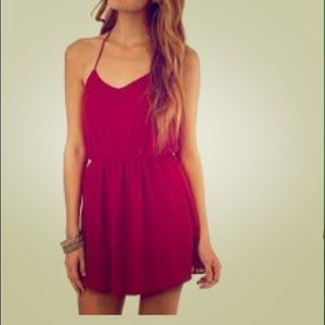 Cute red dress!
