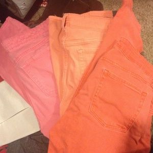 3 pairs of ankle pants