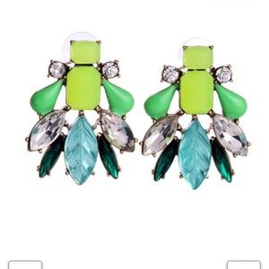 New women hot Green Yellow earrings