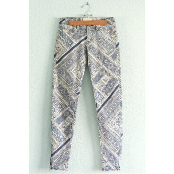 Ralph Lauren Denim - RL Denim & Supply | Printed Ankle-Zip Skinny Jeans
