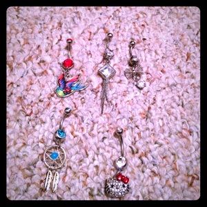 Belly Button Ring Bundle 💕