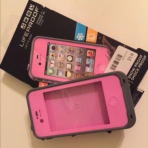 LIFEPROOF iPhone4 case ( PINK)🌸