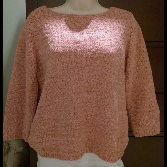 Liz Taylor Pink Sweater (small). WINTER SALE!!!!! - Picture 2 of 2