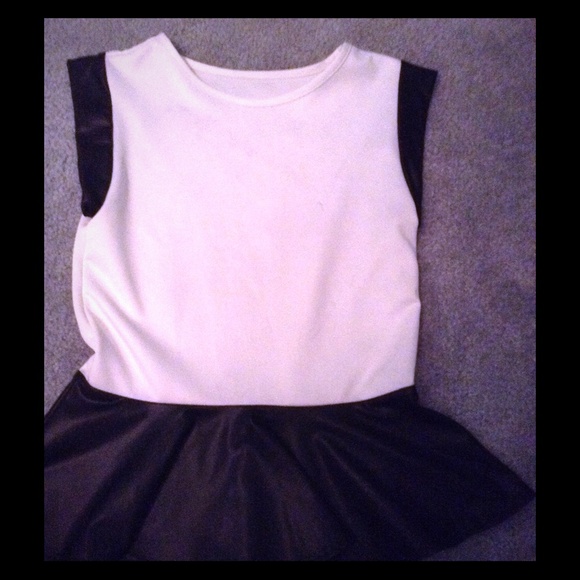 Black and white top from Cheryl Creations!