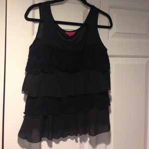 Ruffled tank top