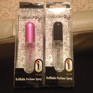 Refillable perfume spray
