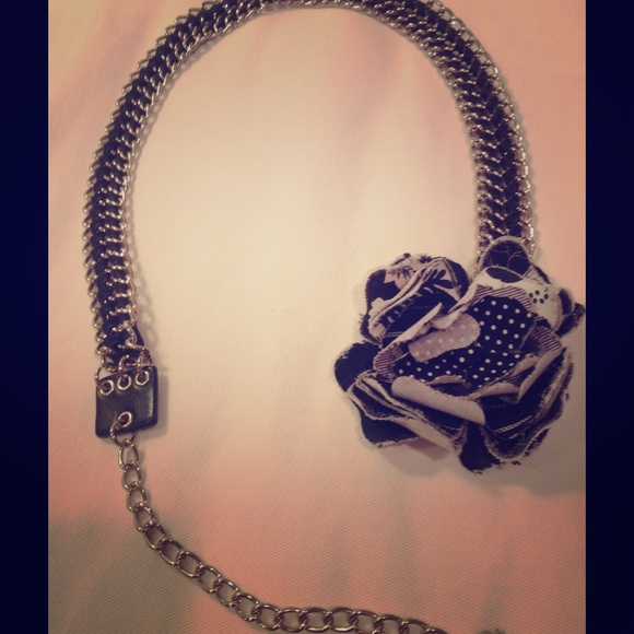 Metal and fabric belt