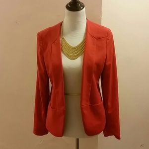 Orange blazer