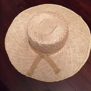 Arden B light pink straw hat
