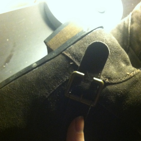 urban outfitters  (bdg) brown suede boots - Picture 2 of 2