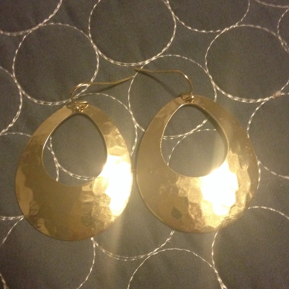 Gold earrings