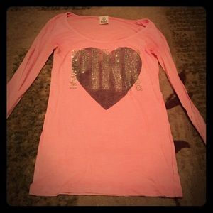 Victoria's Secret pink long sleeve shirt