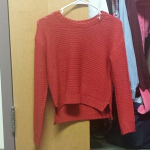 NWOT Crop Top Knitted Sweater