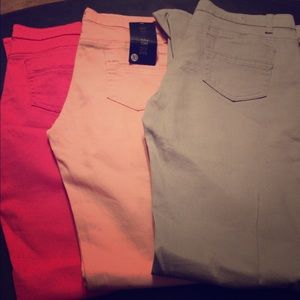 3 pair skinny jeans