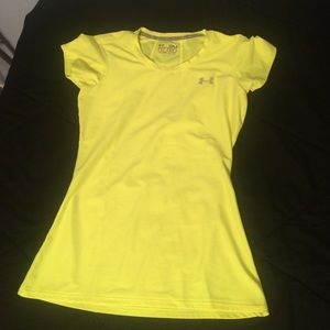 Neon under armour shirt! Small