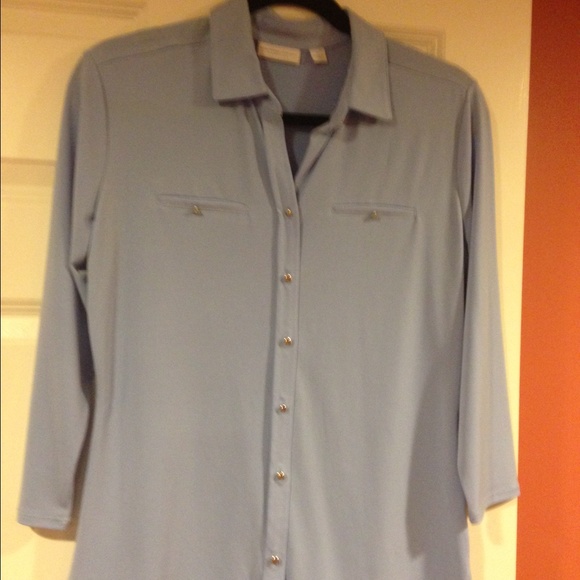 Periwinkle blue blouse