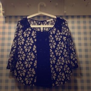 Flower Laced Blouse