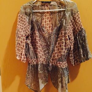 Zara- Boho Blouse