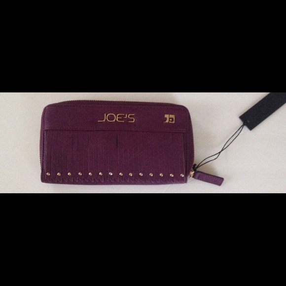 Joe's Handbags - Purple Joe's Jean Fringe wallet