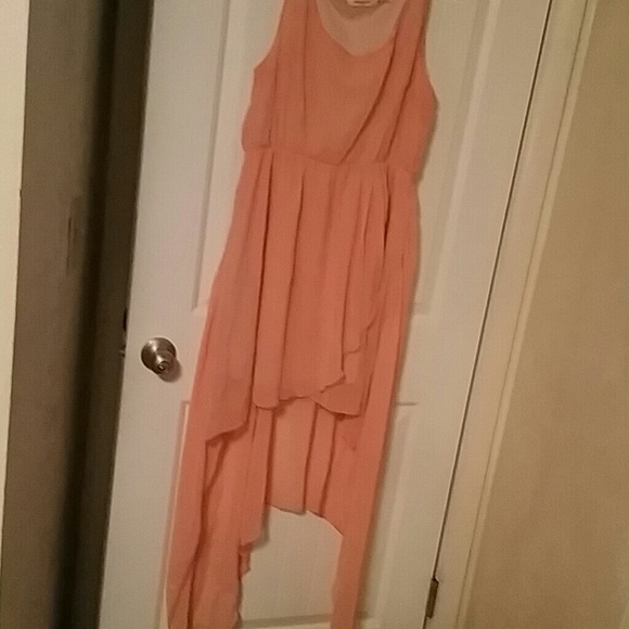 Light orange summer dress