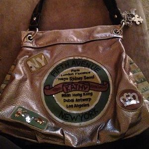 Metallic/ sequined Kathy bag