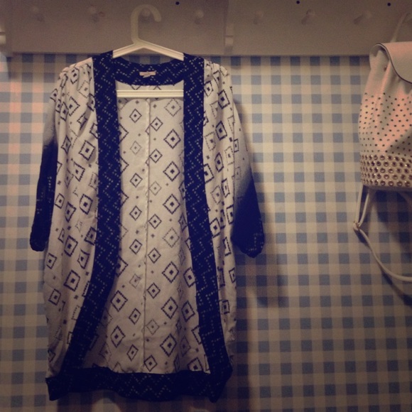 Tribal Print Kimono