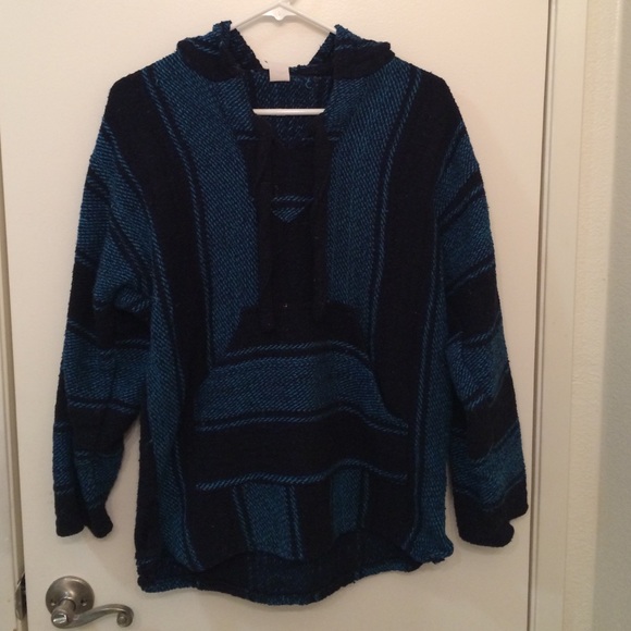 🌟SOLD🌟 Baja Hoodie in Black and Blue