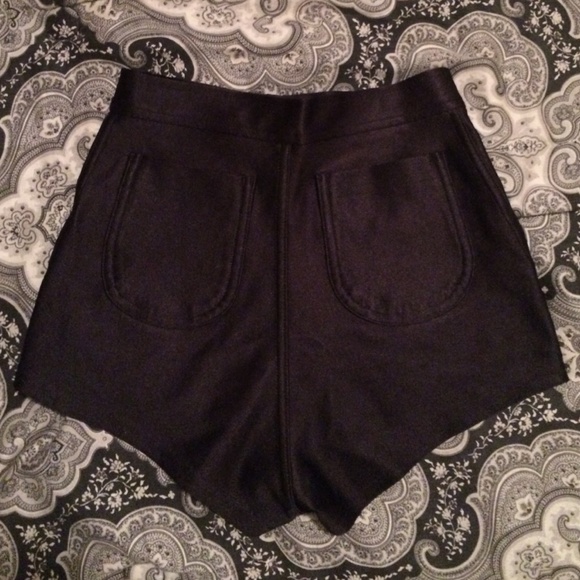 american apparel disco shorts black XS