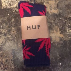 Navy and red HUF socks from 2012 collection