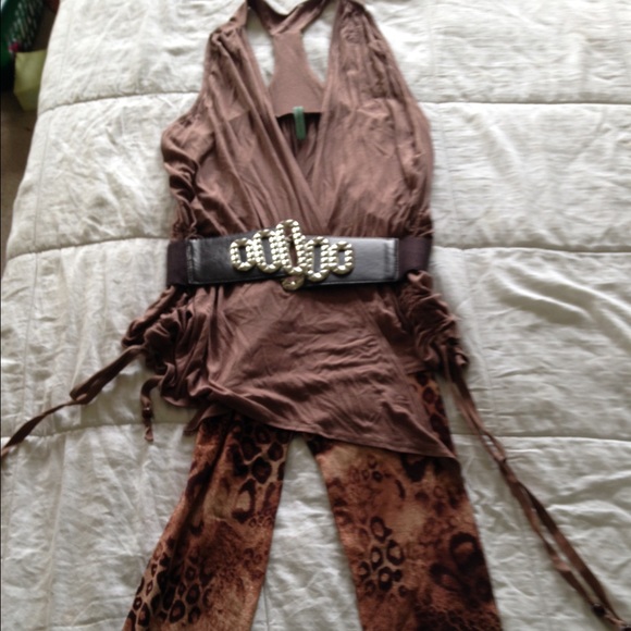 Animal print outfit