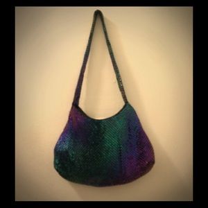 Black Iridescent Purse
