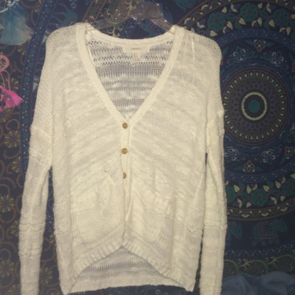 Forever 21 cardigan white