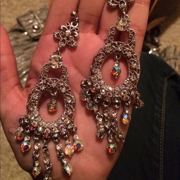 Silver Statement Earrings