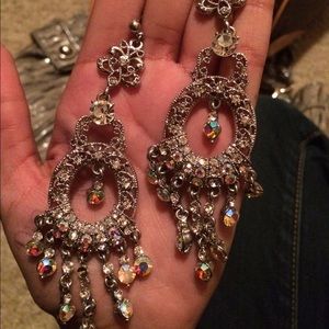 Silver Statement Earrings