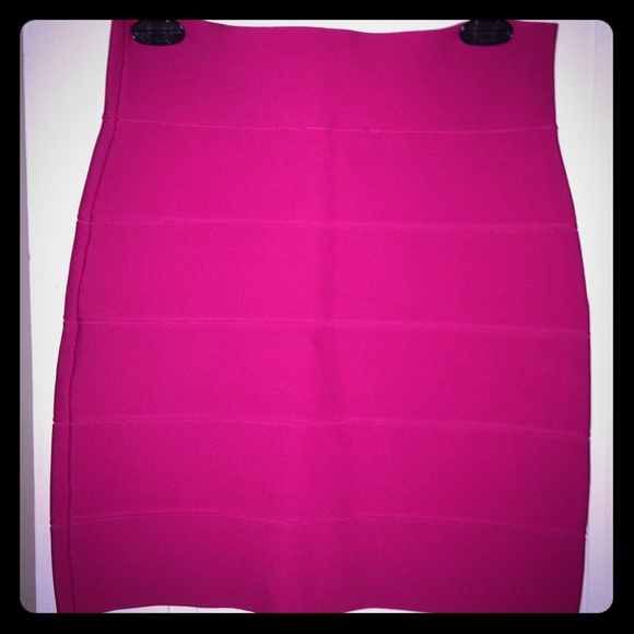 Pink BCBGMaxAzria Bandage Skirt