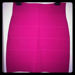 Pink BCBGMaxAzria Bandage Skirt