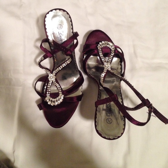 Purple homecoming shoes