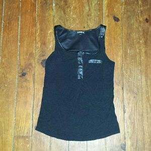 Express tank with leather trims
