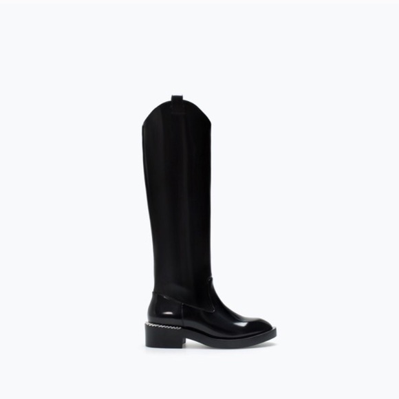 ✨Final Price✨Tall Boot With Chain Detail