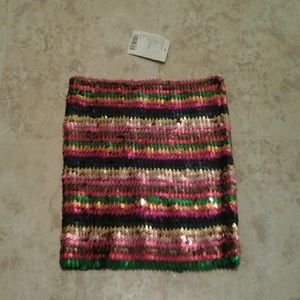 Sequin tube top