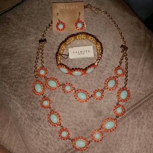 Bundle! Necklace, earings, and bracelet.