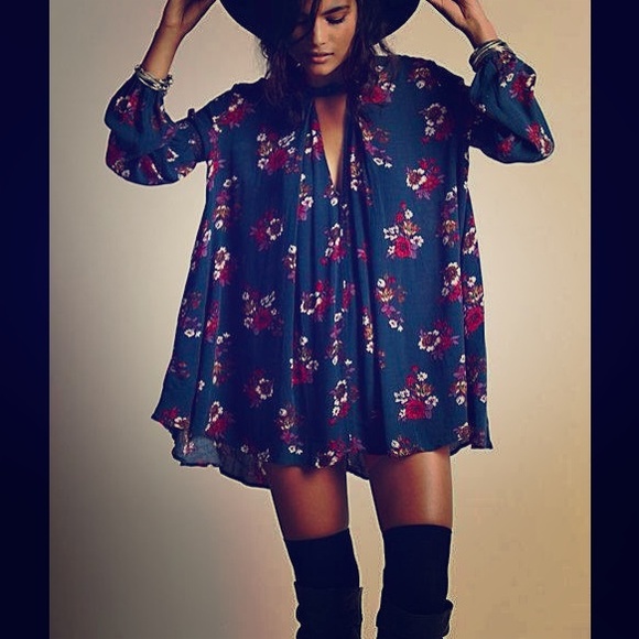 Free People RETRO PRINT SWING TUNIC