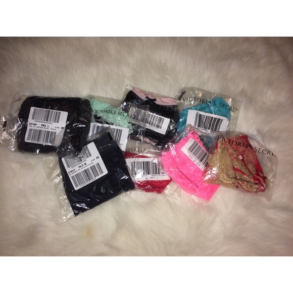 Brand new Victoria's Secret panties/thongs (L/M)