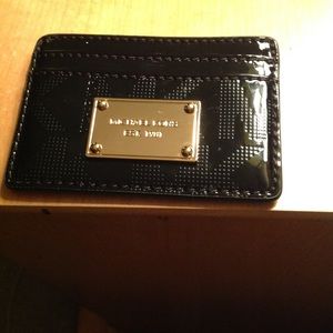 Michael Kors signature jet set card holder