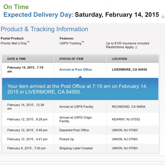 Tracking Info