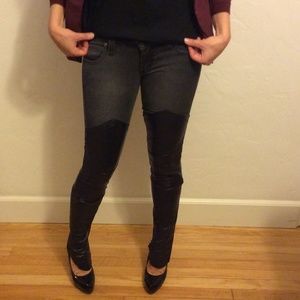 Frankie B Faux Leather Jean Legging