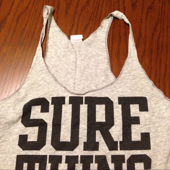 VS Grey "Sure Thing" Tank Top - Picture 2 of 3