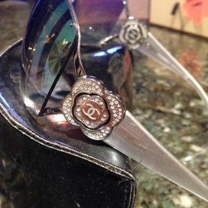 Authentic Chanel Crystal Camelia